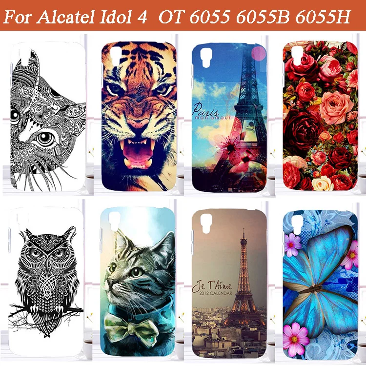 Новейший чехол для Alcatel One Touch Idol 4 (5 2 дюйма) OT 6055 6055B 6055H 6055Y с красочными узорами |