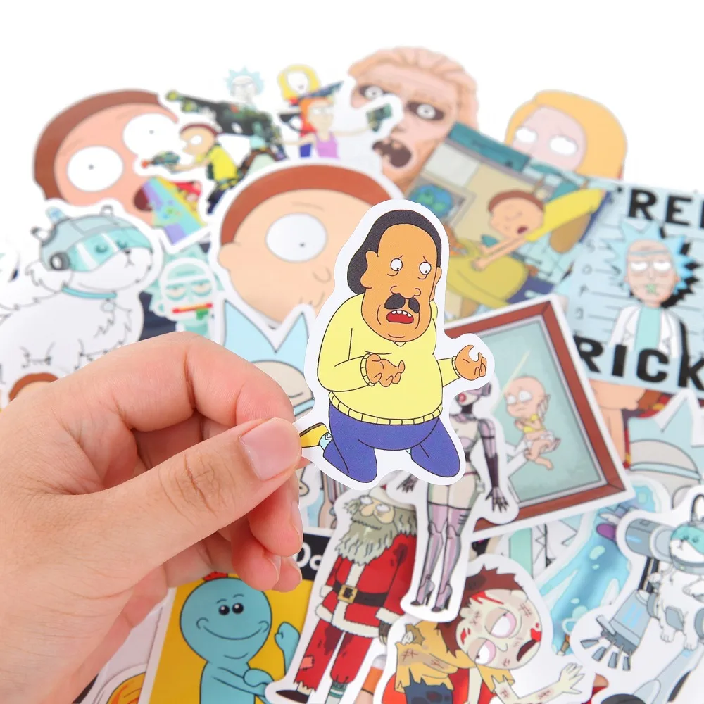 35Pcs/lot Rick and Morty Funny Sticker [ Pack of 3 ]