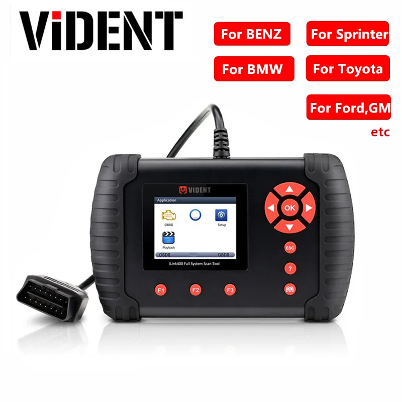 

VIDENT iLink400 Full System Scan Tool Only for Mercedes Benz/Sprinter With All electronic control module ABS/SRS/SAS etc