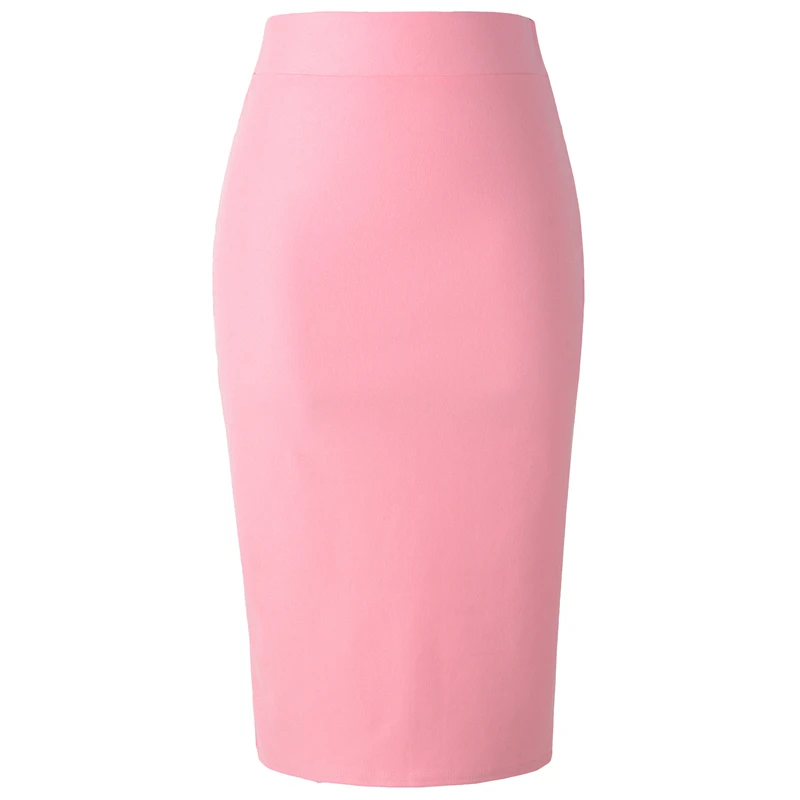 Neophil High Shinning Pu Leather Pencil Midi Skirts Black High Waist 2017 Elegant Office Ladies Work Party Sexy Slim Saias S1708 Skirts