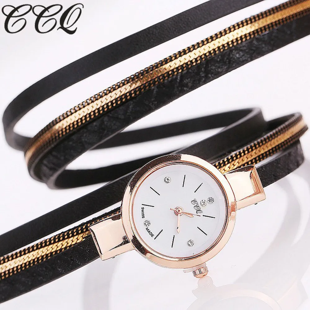 CCQ женские цифровые женские часы модные повседневные аналоговые кварцевые женские часы-браслет Бесплатная доставка #30
