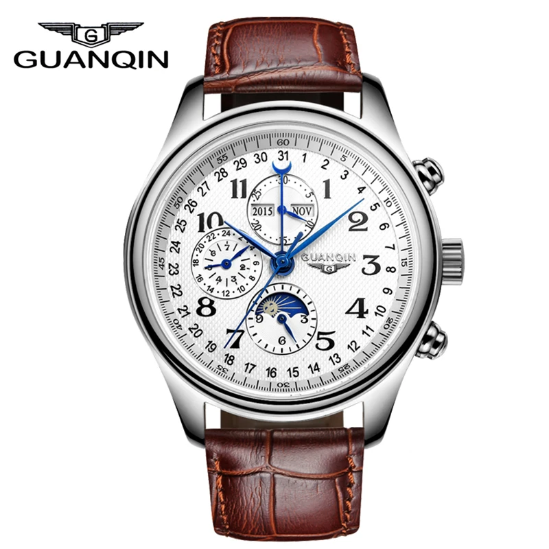 Perpetual Calendar Watches : Aliexpress buy watches men luxury brand guanqin Perpetual Calendar Watches : Aliexpress buy watches men luxury brand guanqin
