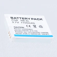 Nb-6l nb 6l batterie pack pour canon power shot elph 500 hs D10 D20 S90 S95 SD1200 SD1300 EST SX240 HS SX500 EST Numérique caméra