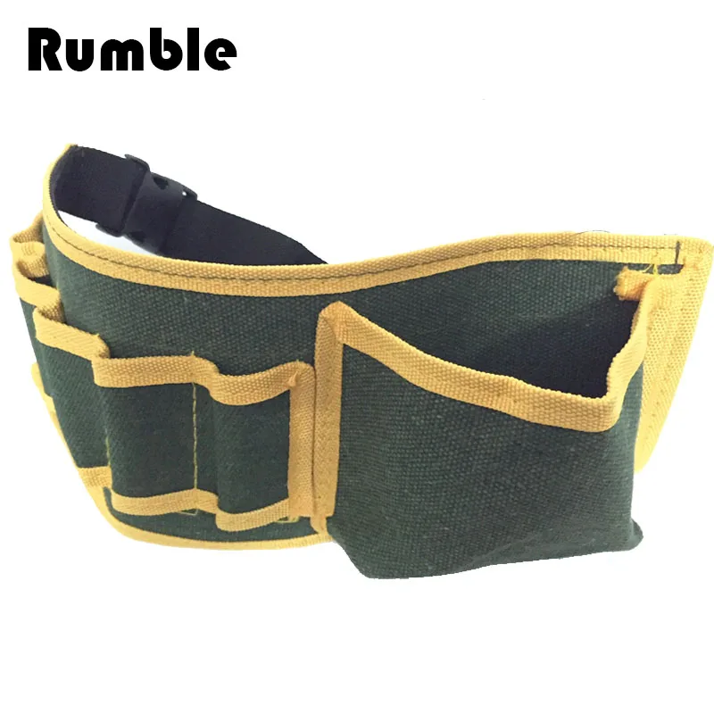 

6 Grid Multifunction Durable Hardware Canvas Repair Hand Tool Bag Safe Belt Pouch Utility Kit Pocket Pouch Organizer Bags