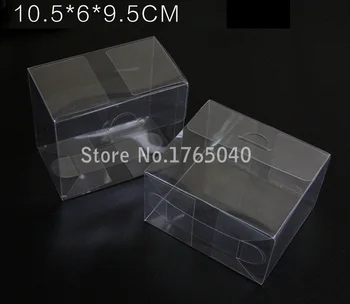 

10.5x6x9.5cm DHL fast shipping PVC Transparent box/The plastic boxes Gift Pastry biscuit boxes Display case100pcs/set
