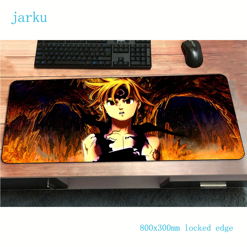 Коврики nanatsu no taizai 800x300x3 мм игровой коврик для мыши под заказ большой с