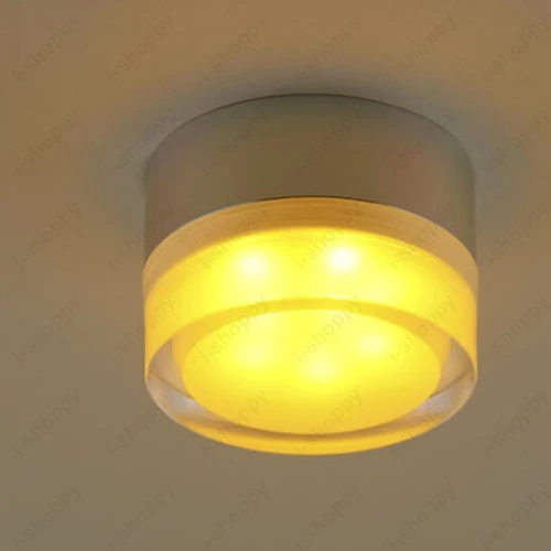 3 Вт/5 Вт/7 Вт светодиодный потолочный светильник акриловый круглый точечный потолочный светильник лампа с регулируемой яркостью/не