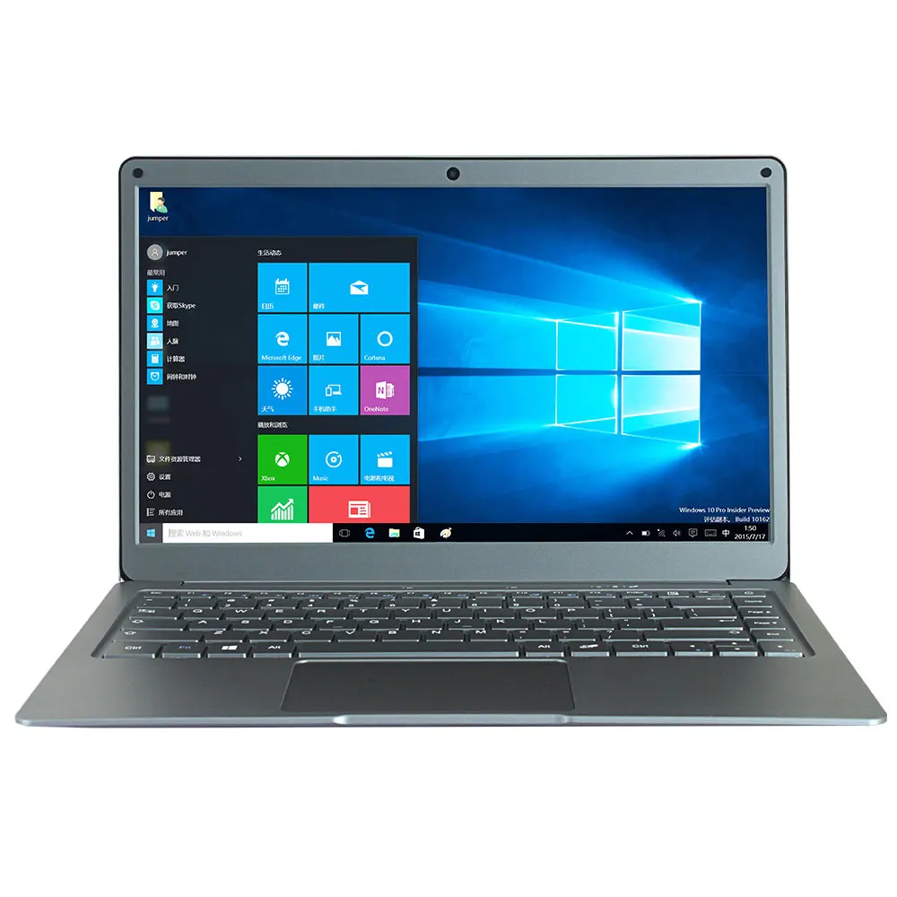 Jumper EZbook X3 Ноутбук 13,3 дюймов ips дисплей ноутбук 6 ГБ 64 Гб eMMC Intel Apollo Lake N3350 2,4G/5G WiFi с M.2 SATA SSD слотом - Цвет: gray