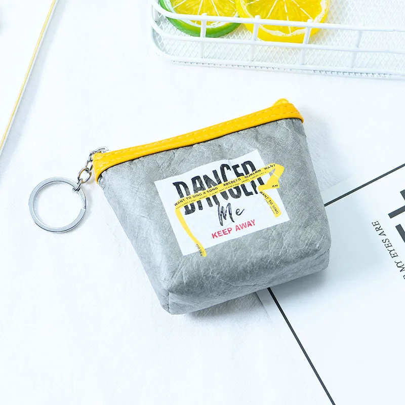 Модный бумажный кошелек XZP Dupont Tyvek для женщин и мужчин монет с надписью держатель