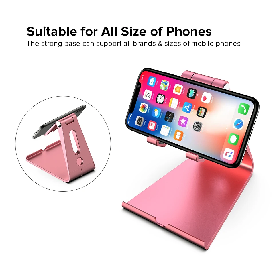 Venroii держатель для зарядки телефона Подставка планшета поддержка iPhone Xs Max X 8 7