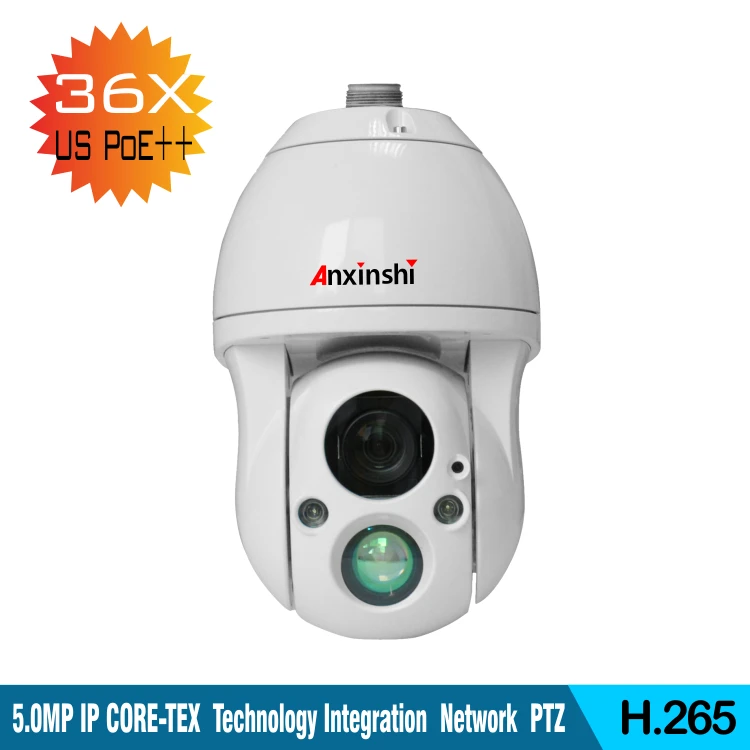 PoE H.265 5.0MP 36X HD Starlight low illumination CORE-TEX  Technology Integration  Network  PTZ  Camera