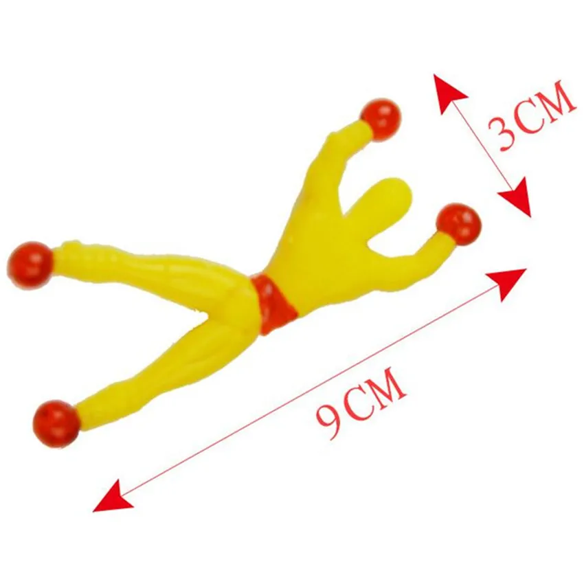 4 шт. забавная Гибкая Мужская липкая настенная игрушка, детские игрушки для детей, привлекательный Классический подарок для альпинизма, пластиковая игрушка для мужчин