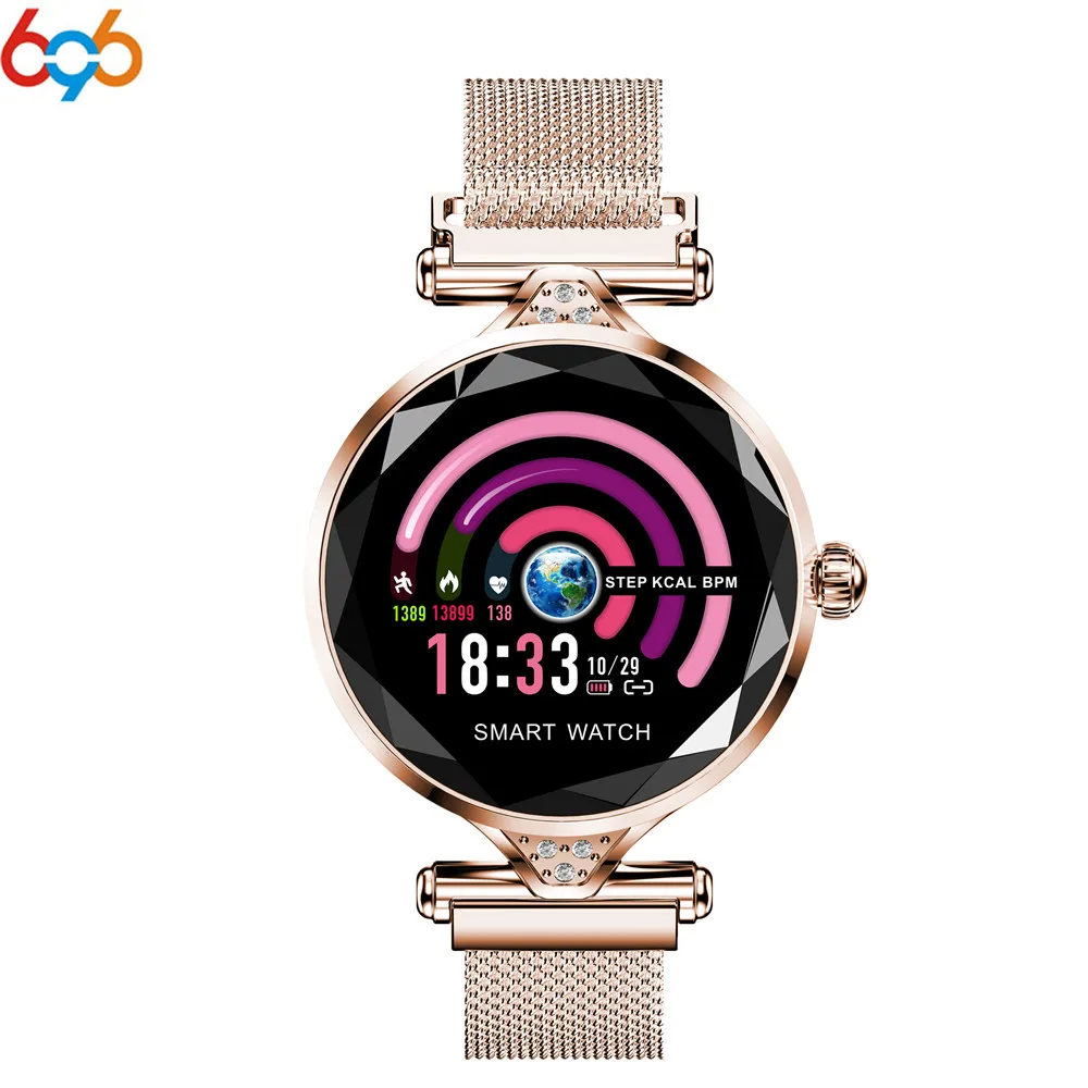 

696 Lady Smart Watch Fashion Women Watch Heart Rate Monitor Fitness Tracker Women Smartwatch Bluetooth Waterproof Smart Brace
