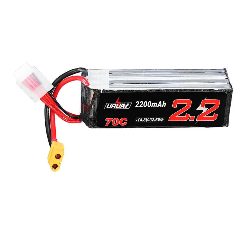 URUAV 14,8 V 2200mAh 70C 4S Lipo аккумулятор Перезаряжаемый W/XT60 разъем для Fury Wing Airplane Feilun FT011 части