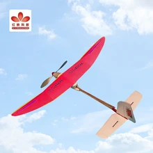 Free Shipping Albatross Rubber Powered Plane DIY Assembly airplane model puzzle children gift Educational Toy themore thecheaper