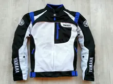 2 cores esportes da motocicleta equitação jaqueta têxtil de malha de verão azul vermelho para YAMAHA corrida sportswear roupa da motocicleta