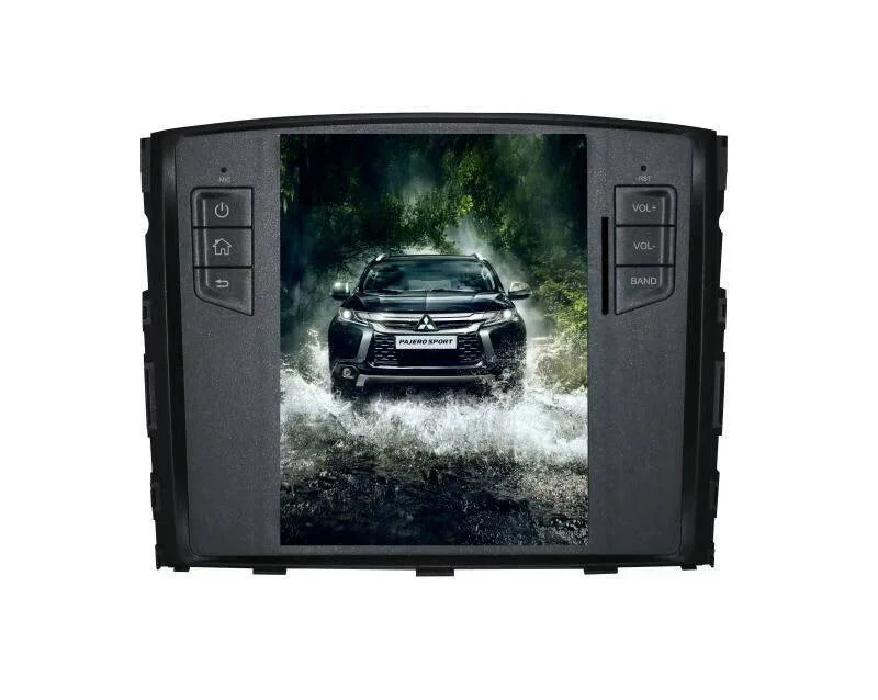 Discount NEW Tesla Style 2 Din Android 7.1 Car Radio GPS Navigation DVD Player for MITSUBISHI Pajero V97 V93 Shogun Montero 2008-2016 3G 1
