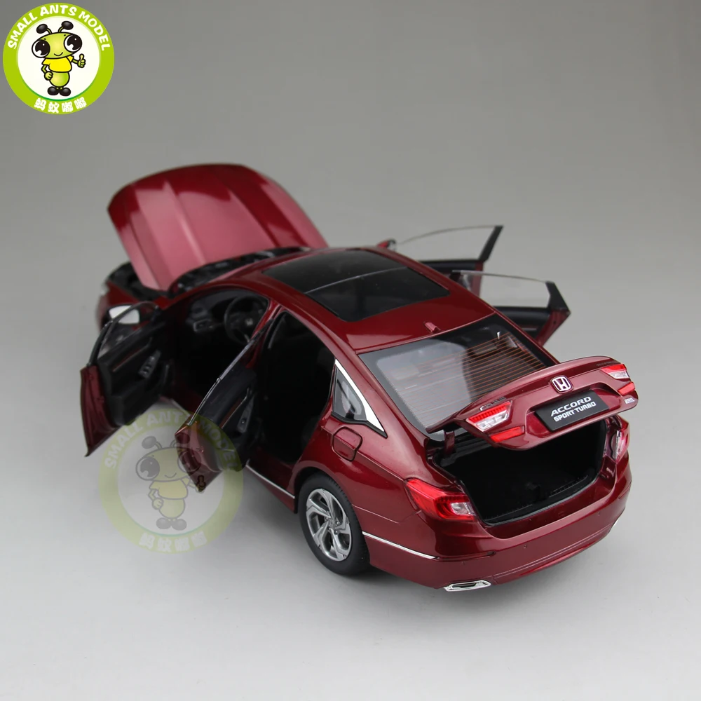 1/18 Accord 10th седан литой под давлением металлический автомобиль модель игрушки для