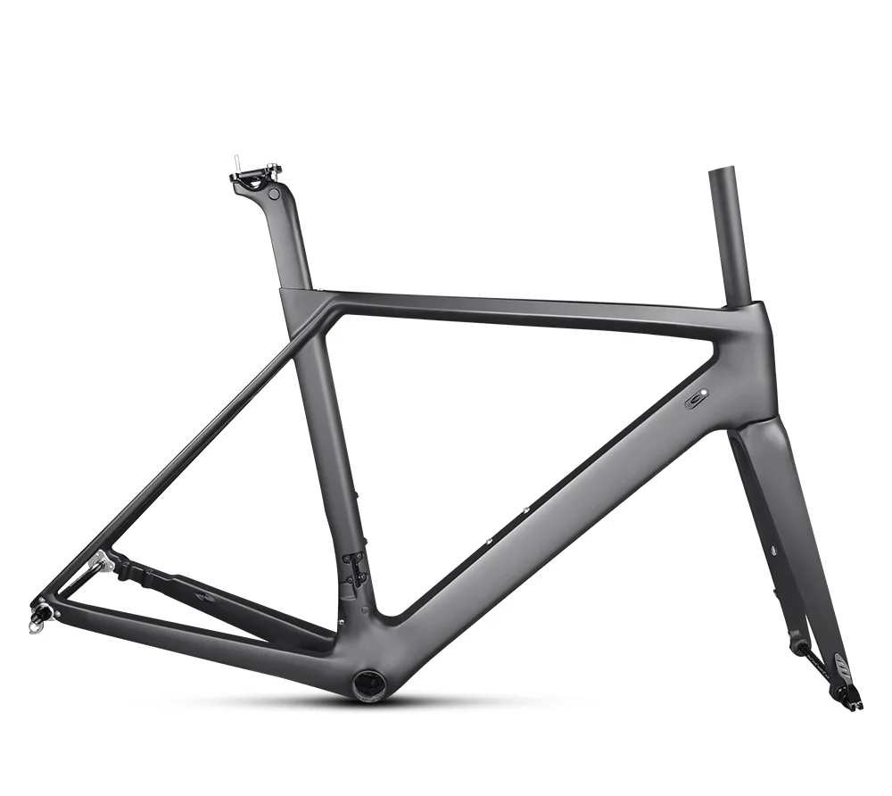 Top ! Disc Road Bike Carbon Road frame thru axle 142mmX12mm and 100mmX12mm thru axle road frame disc brake 6