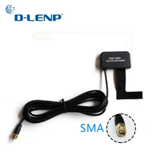 Dlenp DAB DAB+ Digital Stereo Radio Antenna  SMA Plug For Pioneer AN-DAB1Right Angle Connector Car Glass Mount Right Angle 