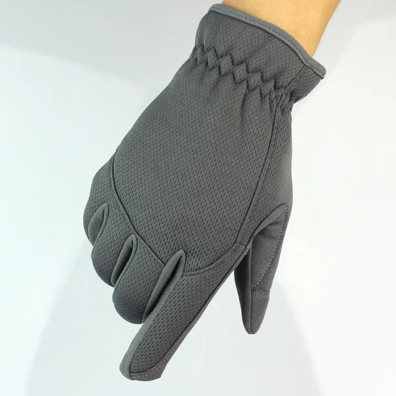 Охотничьи перчатки на открытом воздухе теплые зимние камуфляжные коммандос страйкбол CS тактика боевые перчатки водостойкие для охоты - Цвет: Gray