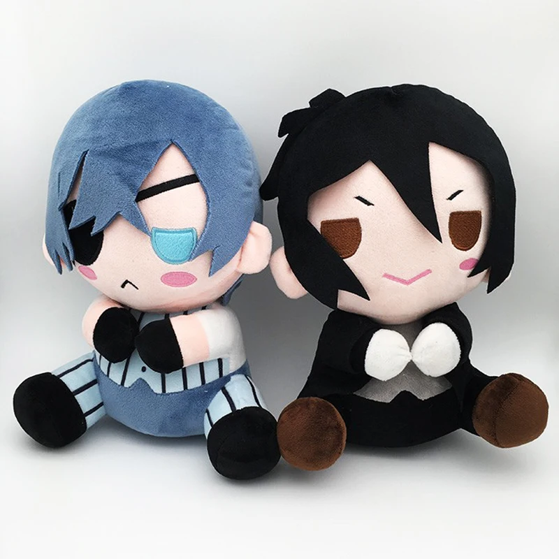 Free Shipping 2pcs 12 Black Butler Anime Sebastian Ciel Phantomhive