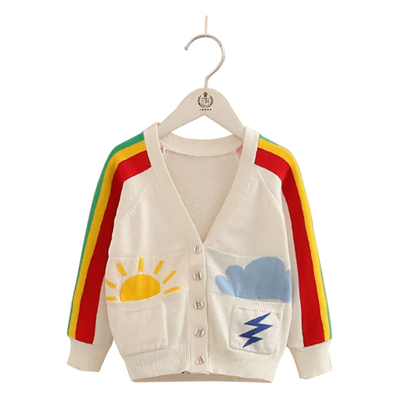 

Children Knit Cardigan Kids Cotton Jackets Coat Baby Girl Sweaters Outerwear Toddler Clothes Boy knitting Sweater for 2-8 Years