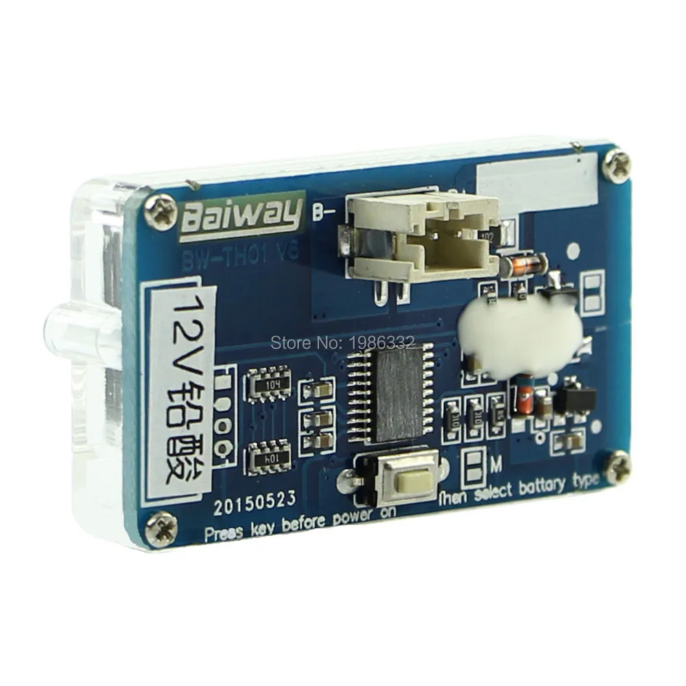 Цифровой водонепроницаемый практичный вольтметр WS16 со свинцово кислотным