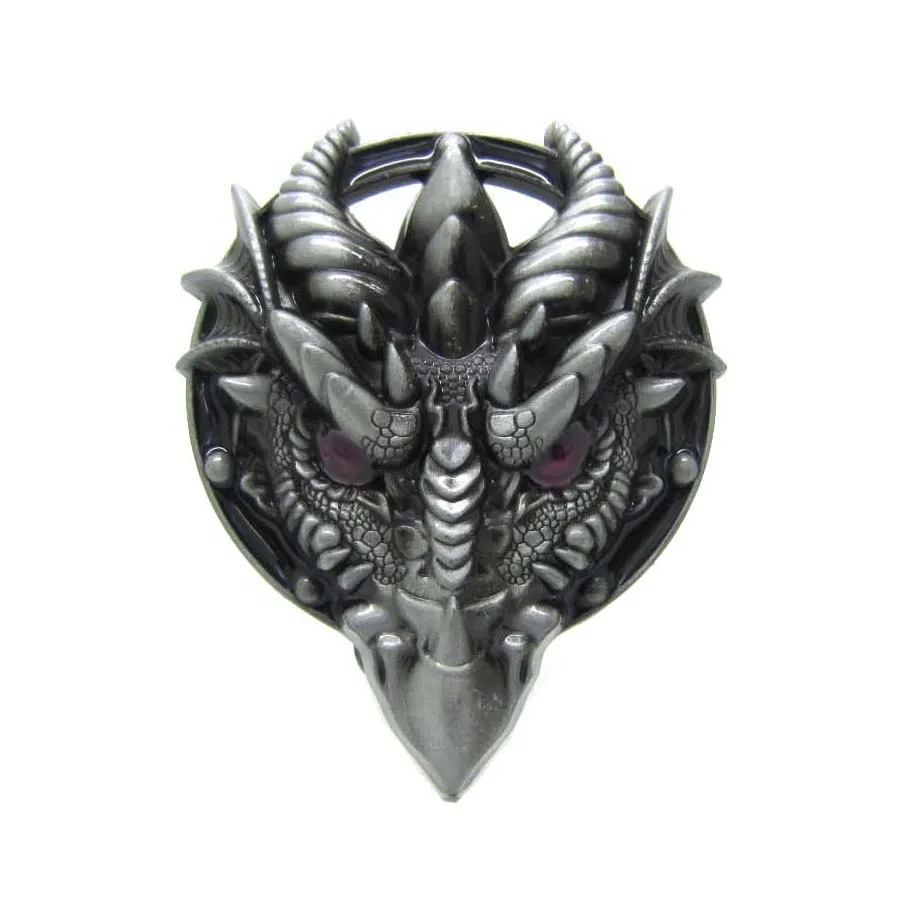 

Gothic Dragon Head Belt Buckle