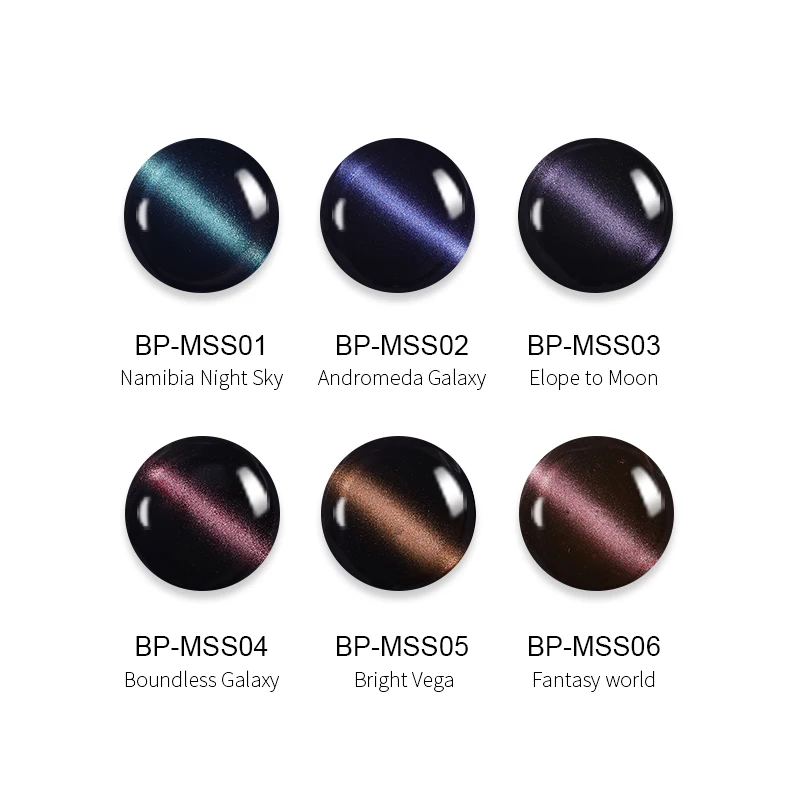 BORN PRETTY 5ml Magnetic 5D Cat Eye Gel Nail Polish Starry Sky Gel Soak Off UV Gel Varnish Manicure Nail Lacquer