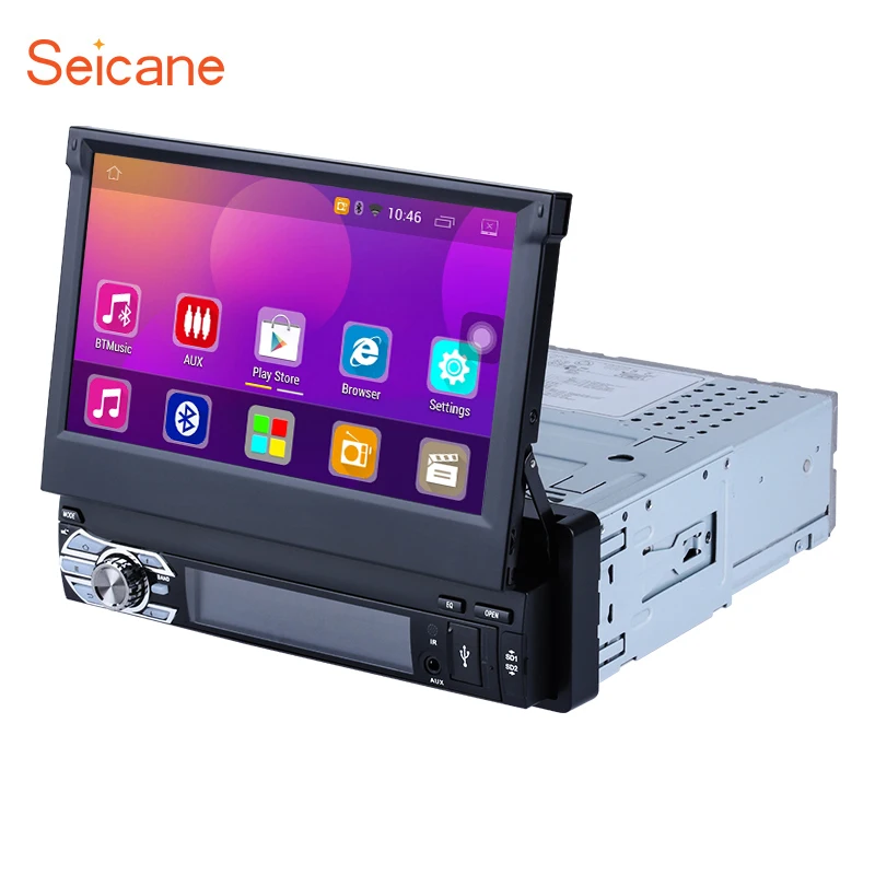 Универсальный автомобильный радиоприемник Seicane 7 дюймов Android 6 0 GPS навигация