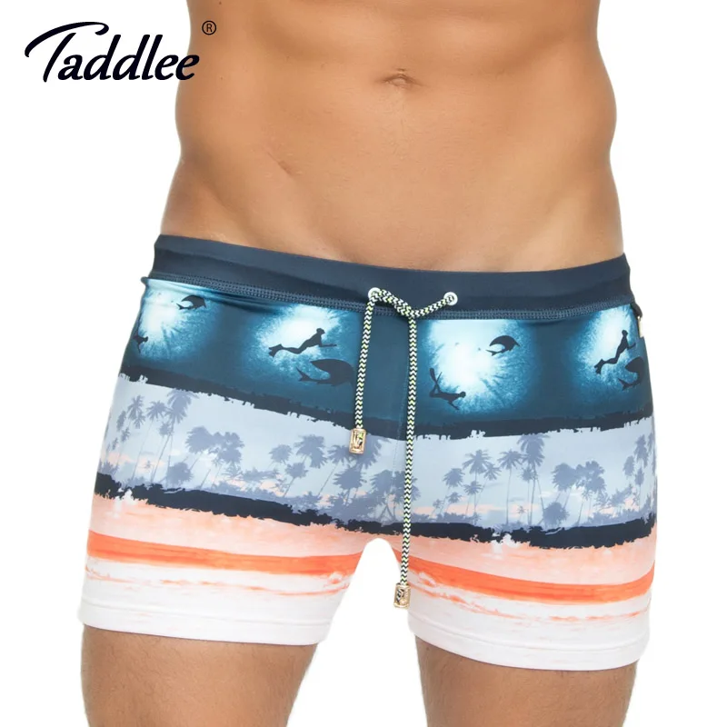 Taddlee Swim Trunks Men Taddlee Brand Men's Swimwear Swimsuits