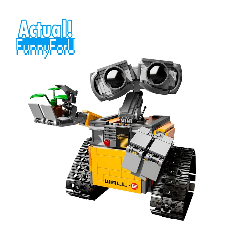 

LEPIN 16003 687Pcs Idea Robot WALL E Model Building Kits anime figures Blocks Bricks Toys for children gifts Compatible 21303