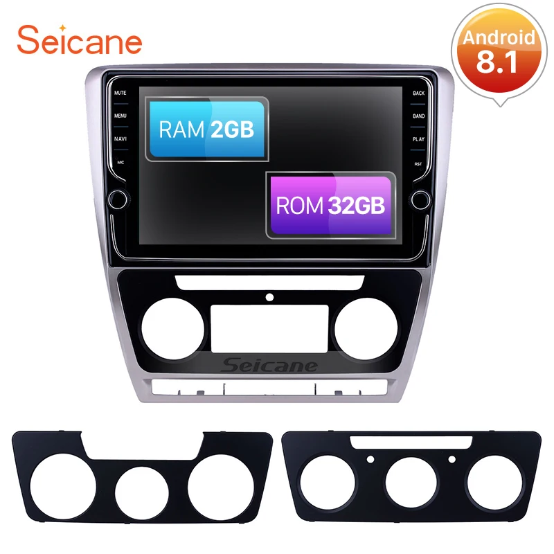 

Seicane 10.1 inch Android 8.1 RAM 2GB ROM 32GB For 2007-2011 2012 2013 2014 SKODA Octavia Car GPS Radio Stereo Head Unit Player