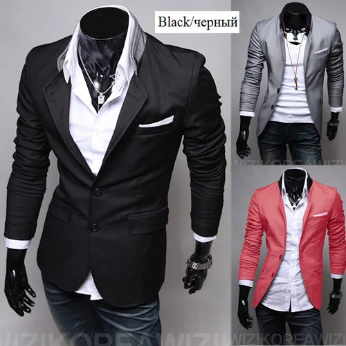 Size M XXL Red Men Wedding Blazer Casual Mens Party