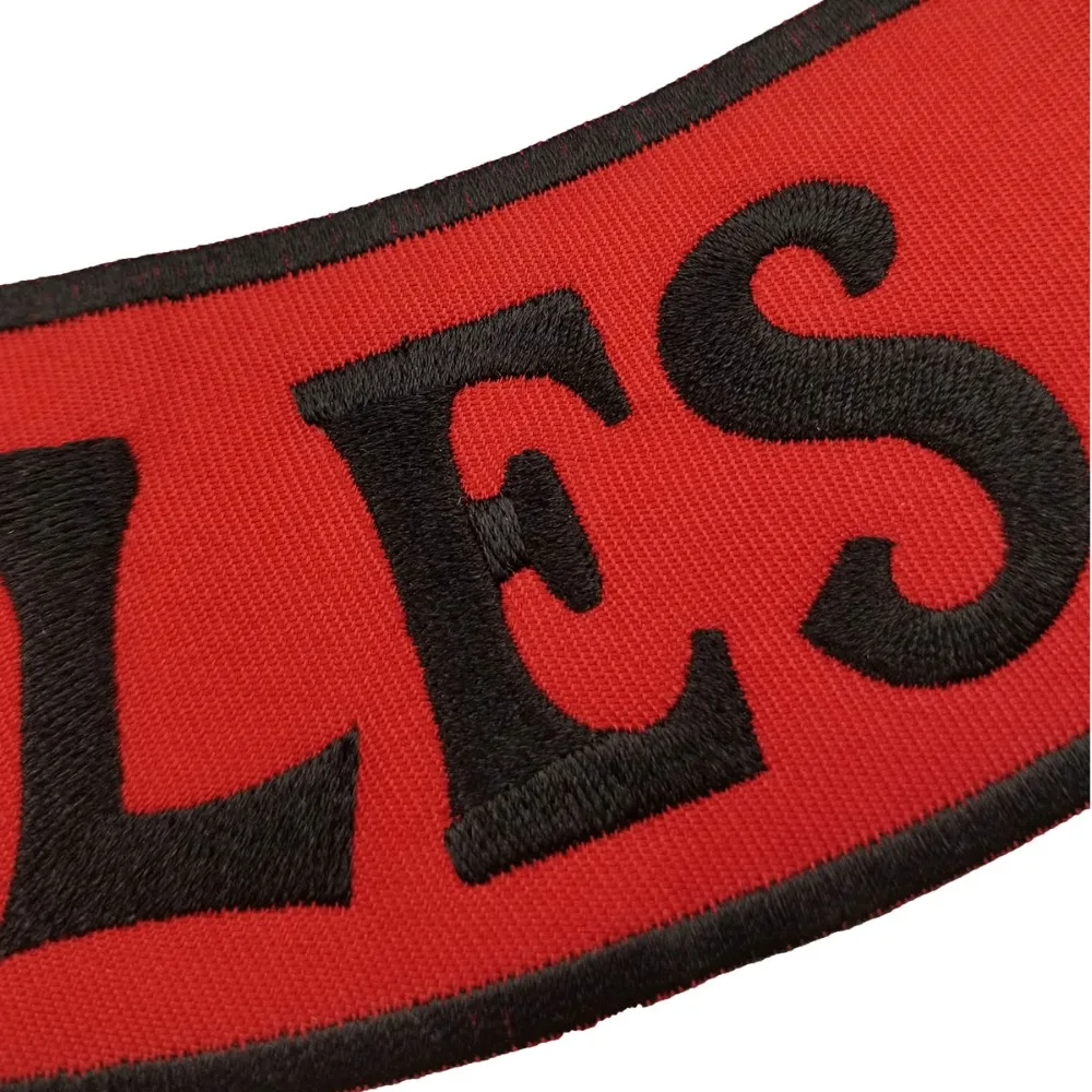 HEAD HUNTERS Motorcycle Biker Rider Vest MC Embroidered Iron On Back of Jacket Patch EAST COAST DIY Eco-Friendly Free Shipping(2)