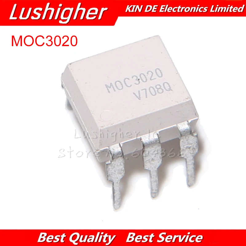 10PCS MOC3020 DIP6 M0C3020 DIP new original IC free shipping-in ...