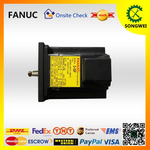 

100% tested Lathe CNC spare parts Fanuc AC servo motor A06B-0371-B071