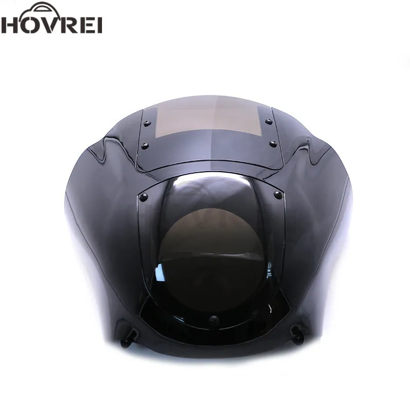 

Motorcycle Quarter Headlight Fairing Windshield For Harley Sportster XL 1200 Iron 883 XL883N Dyna FXR headlight lamp windscreen