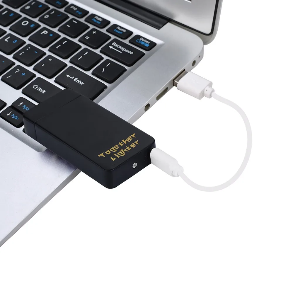 Вместе электрическая дуговая Зажигалка перезаряжаемая USB для сигарет Защита от
