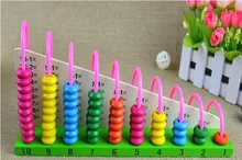 Calculate Shelf Wooden Educational Toys for Children Baby Early Learning Child abacus Fancy Arithmetic Maths Toy