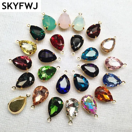 

Link1: More Colors 13x18mm Teardrop Fancy Stones With One Loop Brass Color Claw Settings Glass Crystal Droplet Charms Pendants