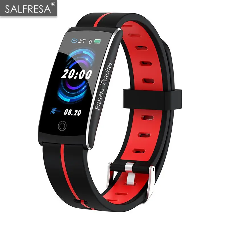 

Smart Bracelet F10C Android IOS SALFRESA Fitness Tracker Blood Pressure Heart Rate Sleep Monitor Watch Waterproof Smartwatches