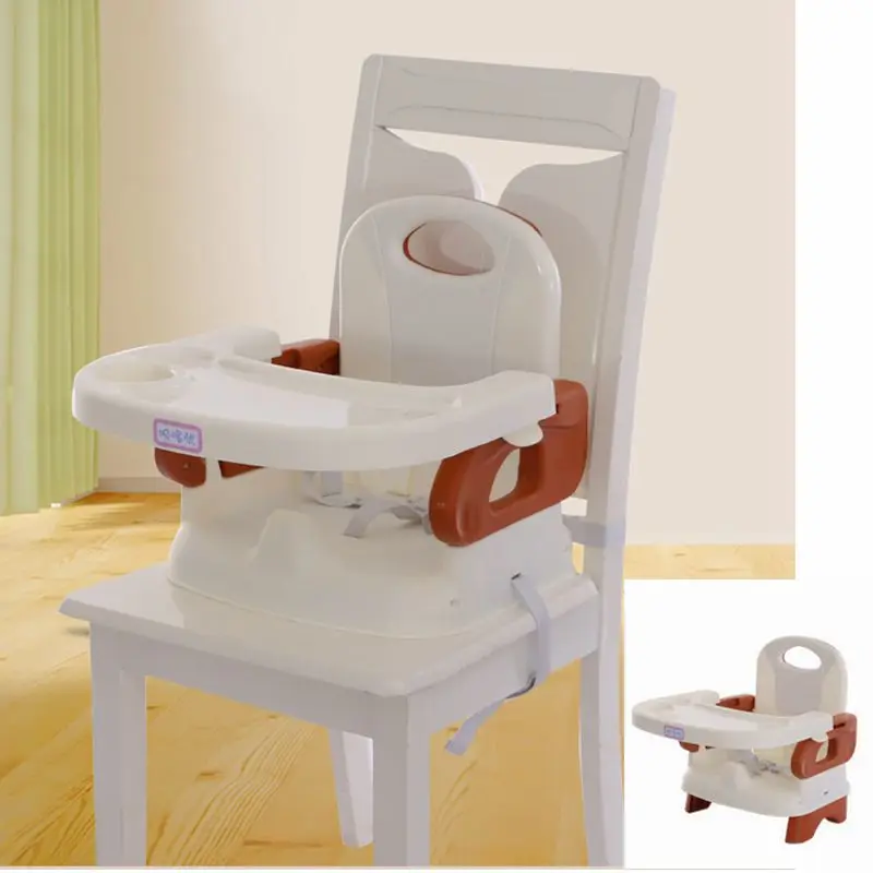 Безопасный PP пластиковый портативный складной детский обеденный высокий стульчик регулируемый стул для кормления для детей Детская