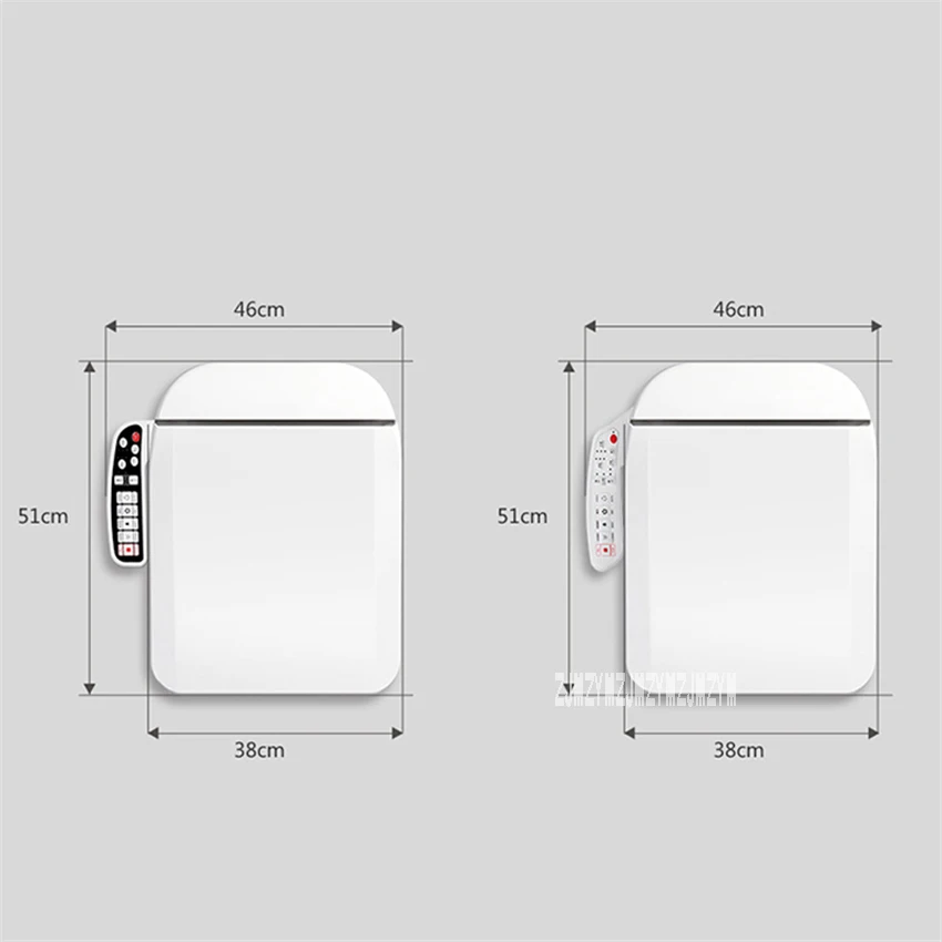 XLA105 Automatic Electric Toilet Seat Waterproof Intelligent Toilet Cover Instant Heating Bidet Cover Household Smart Toilet Lid