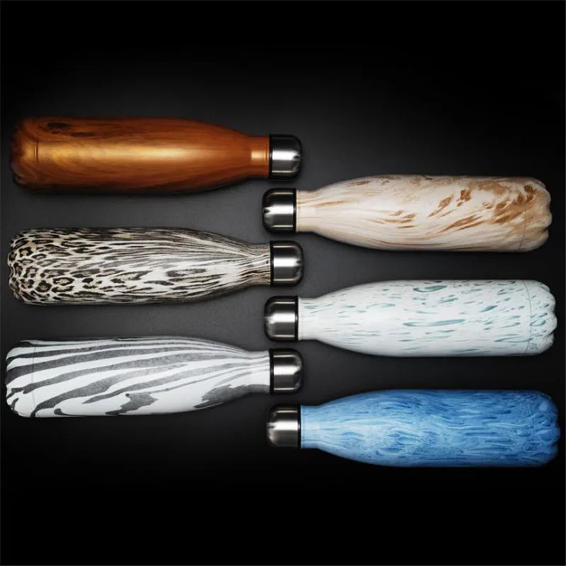 Ceny 2019 nowy przenośny butelka wody termos izolowany butelka termiczna sportowe na świeżym powietrzu Camping piesze wycieczki kubek 500ML