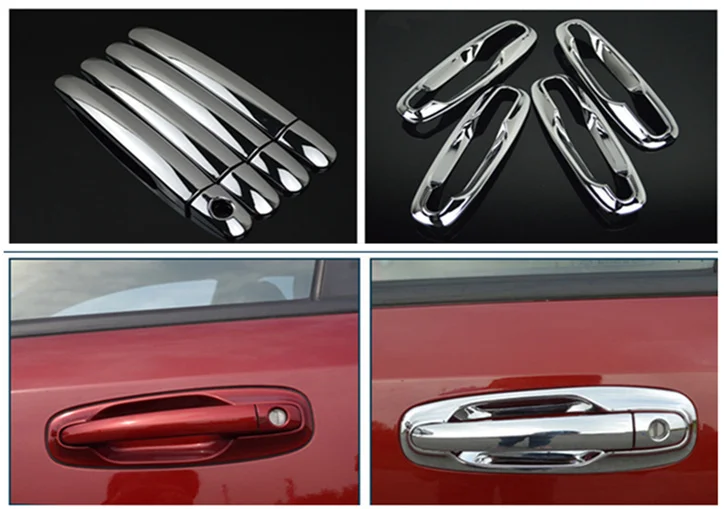 FUNDUOO крышка ручки двери для Chevrolet Lacetti / Optra Estate Nubira 2004 2005 2006 2007 2008 2009 Chrome чаша