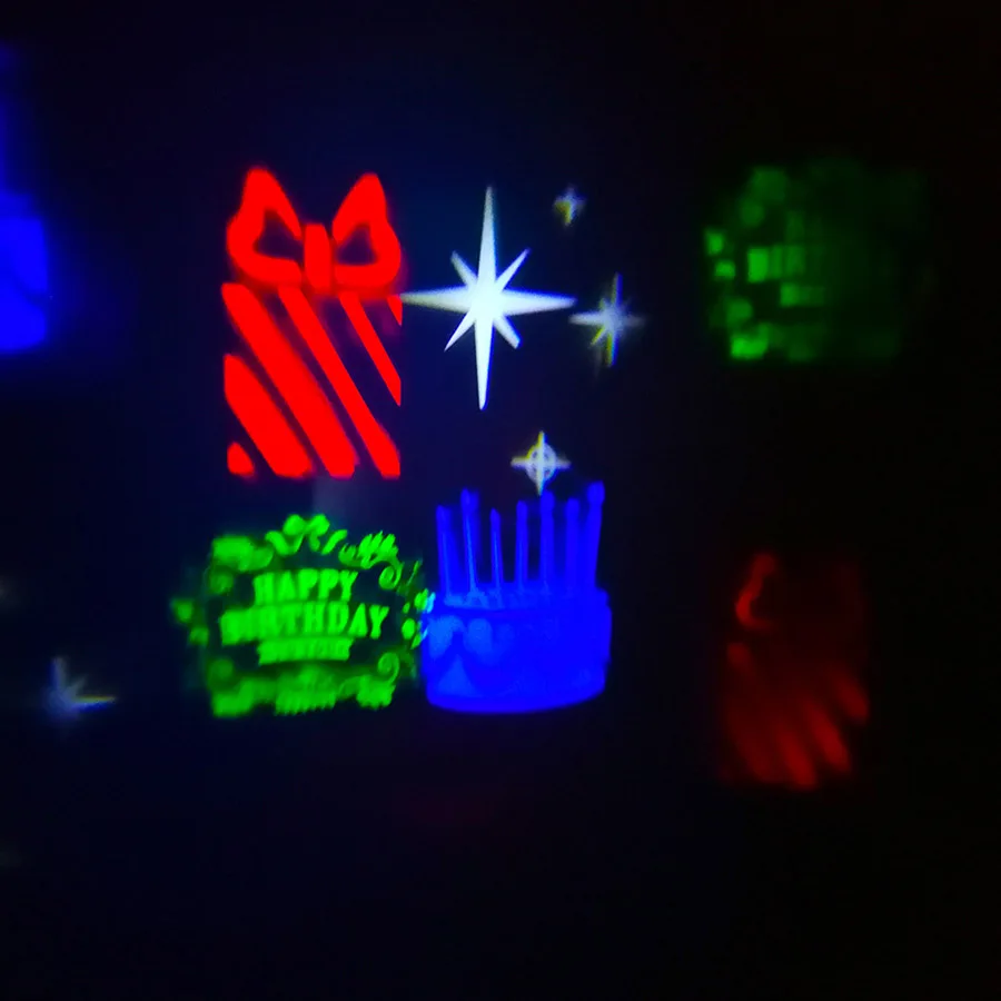 Thrisdar 12 слайдов Рождество лазерный проектор свет открытый сад Снежинка светодиодный свет сцены праздник Ландшафтный проектор лампа