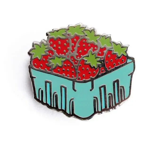 Винтажный эмалированный значок Scout's Ham булавка в форме груши литературный с