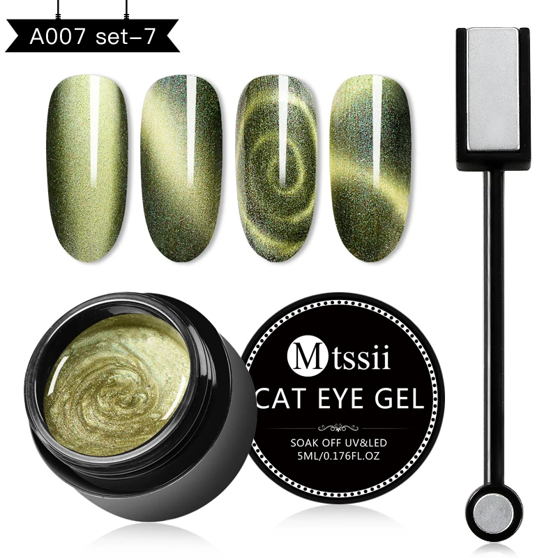 Mtssii магнит Гель-лак для ногтей 5D кошачий глаз УФ-гель для ногтей ...